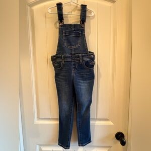 Cat & Jack Denim Overalls - Medium Wash Blue - XS 4/5